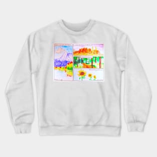 We Live On This Speck Called Earth Crewneck Sweatshirt